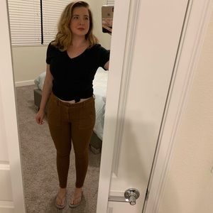 American Eagle High Waisted Jeggings Cargo Sz 10R!